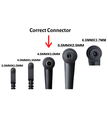 Asus 4.5x3.0 charger connector comparison