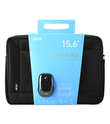 Acer Notebook Starter Kit ABG960 Black, Shoulder strap, Messenger - Briefcase, 15.6 "