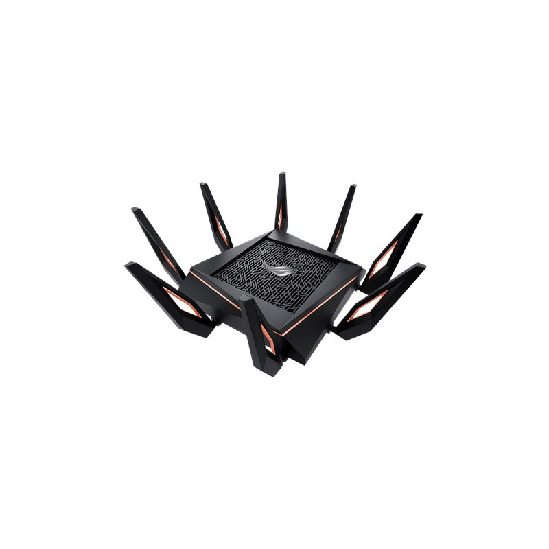 Asus Gaming Router ROG GT-AX11000 802.11ax, 1148+4804+4804 Mbit/s, 10/100/1000 Mbit/s, Ethernet LAN (RJ-45) ports 4, Mesh Suppor