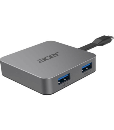 Acer Docking station 4 in1, HDMI, 2xUSB3.2, USB-C, Gray