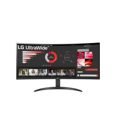 LG 34WR50QC-B.AEU Curved UltraWide Monitor 34"/21:9, 3440x1440, HDMI, DisplayPort USB