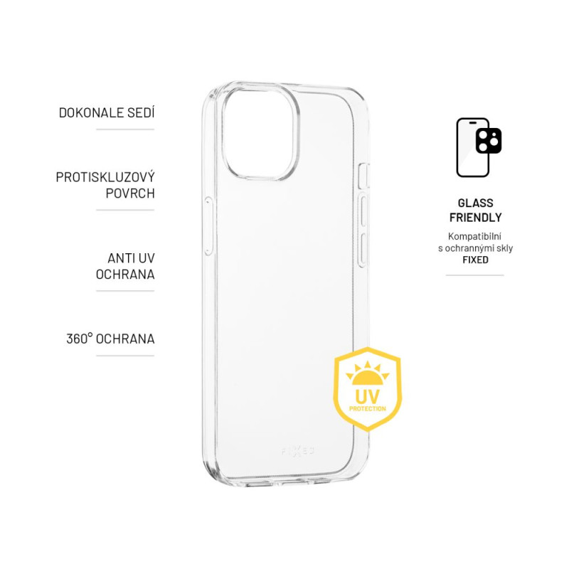 FIXED Slim AntiUV for Apple iPhone 14, Clear