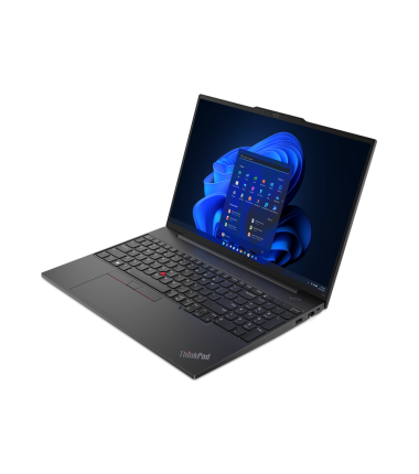 Lenovo ThinkPad   E16 (Gen 1) Black, 16 ", IPS, WUXGA, 1920 x 1200, Anti-glare, AMD Ryzen 5, 7530U, 16 GB, DDR4-3200, SSD 256 GB