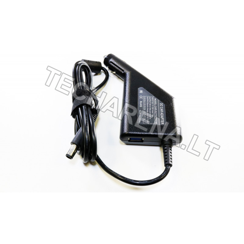 HP 19V 4.74A 7.4x5.0 (with center pin) car charger 90W + USB