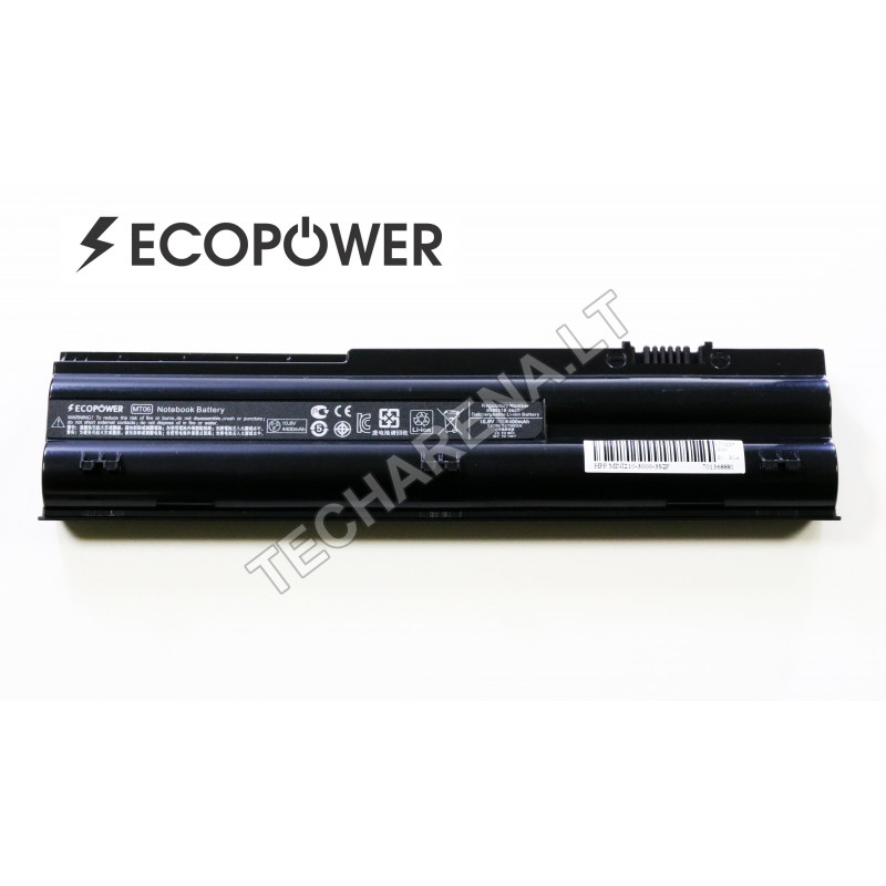 Hp MINI 3125 210-3000 HSTNN-DB3B HSTNN-LB3B MT03 MT06 646757-001 TPN-Q101 EcoPower 6 celių 4400mah baterija