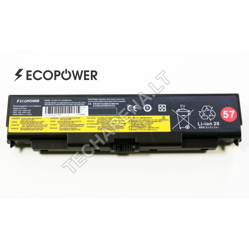 Lenovo battery 45N1147 45N1149 Thinkpad L440 T440 6-cell 4400mAh EcoPower GC CP