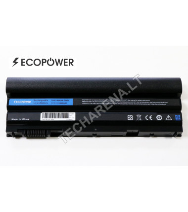 Dell T54FJ NHXVW latitude E5420 E5520, E6420, E6520 EcoPower 9 celių 6600mah baterija