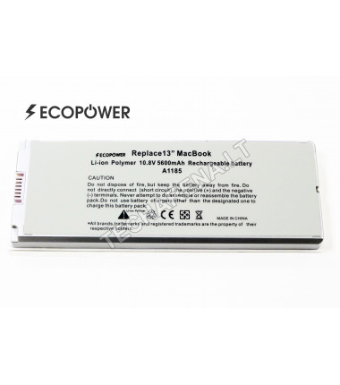 Apple battery A1185 macbook A1181 white EcoPower