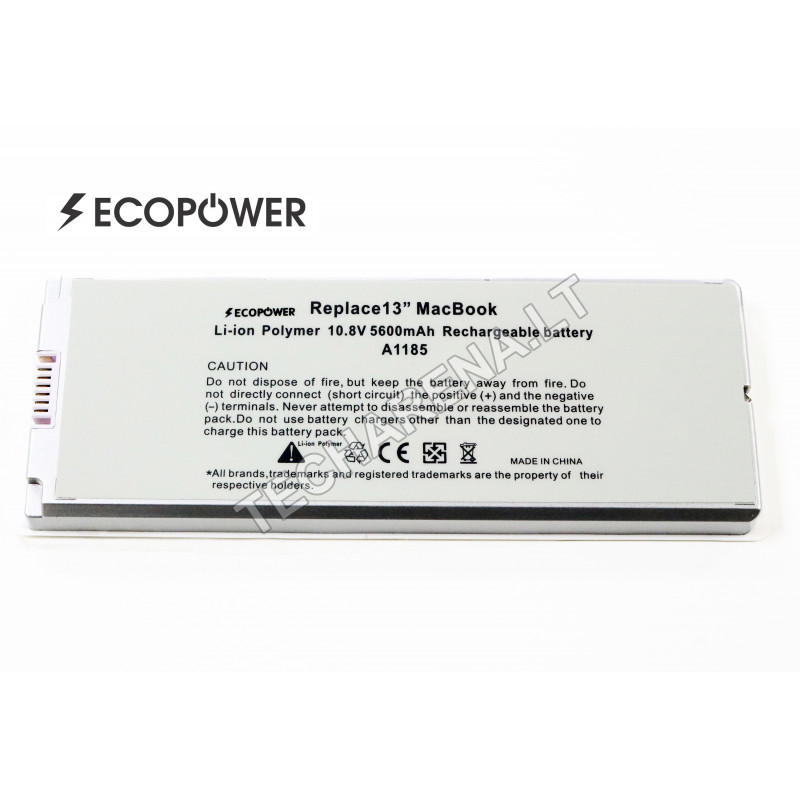 Apple A1185 EcoPower balta baterija