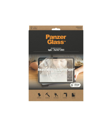PanzerGlass Graphicpaper Screen Protector iPad 10.9“ (2022) – Paper Feel, Ultra-Wide Fit