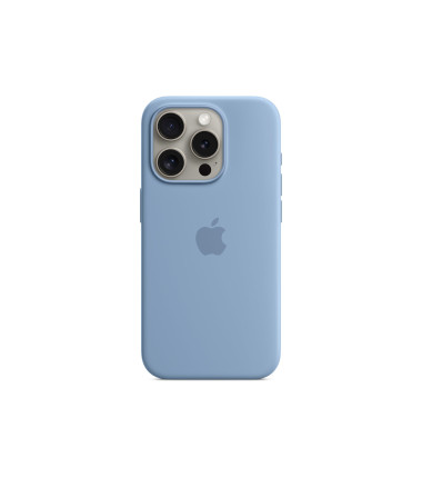 Apple iPhone 15 Pro Silicone Case with MagSafe - Winter Blue