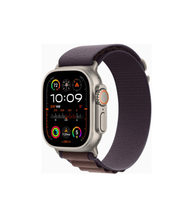Apple Watch Ultra 2 GPS + Cellular, 49mm Titanium Case with Indigo Alpine Loop - Large Apple