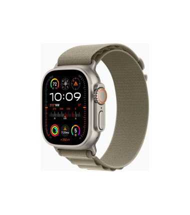 Apple Watch Ultra 2 GPS + Cellular, 49mm Titanium Case with Olive Alpine Loop - Medium Apple