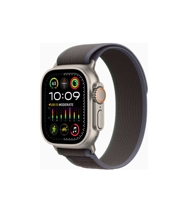 Apple Apple Watch Ultra 2 GPS + Cellular, 49mm Titanium Case with Blue/Black Trail Loop - S/M Apple