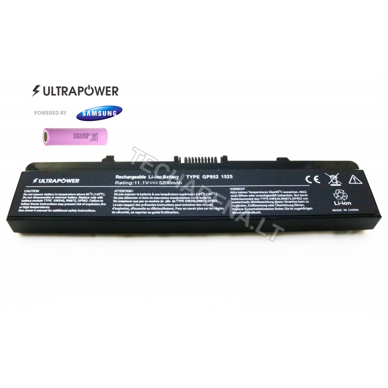 Dell Rn873 inspiron 1500 1525 1526 1545 1546 UltraPower 6-cell 5200mAh battery