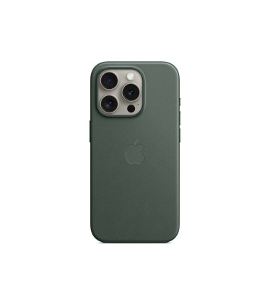 Apple iPhone 15 Pro FineWoven Case with MagSafe - Evergreen Apple