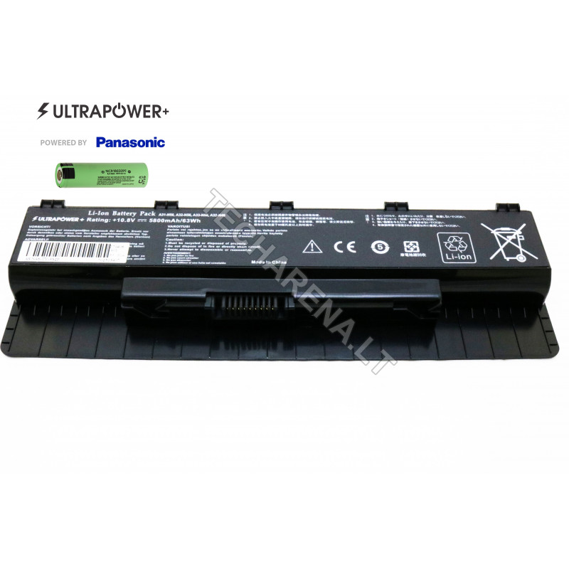ASUS A32-N56 N46 N56 N76 UltraPower+ 6-cell 5800mAh battery