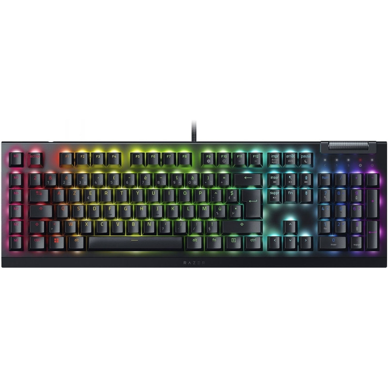 Razer BlackWidow V4 X Mechanical Gaming Keyboard, Green Switch, Russian Layout, Wired, Black