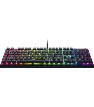 Razer BlackWidow V4 X Mechanical Gaming Keyboard, Green Switch, Russian Layout, Wired, Black