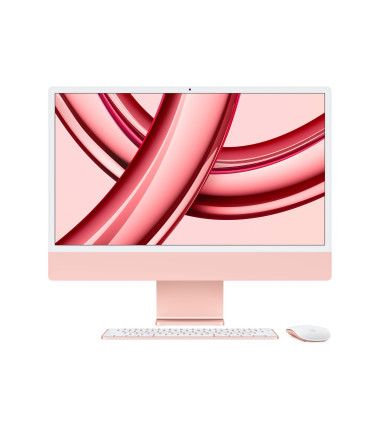 Apple iMac 24” 4.5K Retina, Apple  M3 8C CPU, 10C GPU/8GB/256GB SSD/Pink/SWE Apple