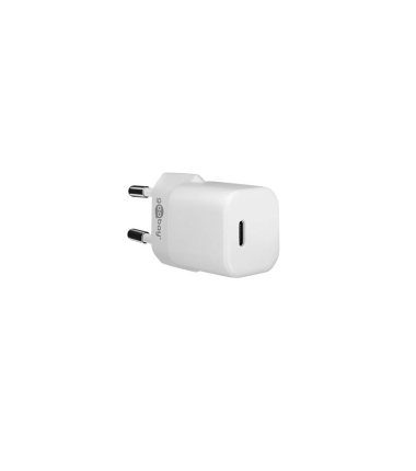 Goobay 59716 USB-C PD GaN Fast Charger Nano (30 W), White Goobay