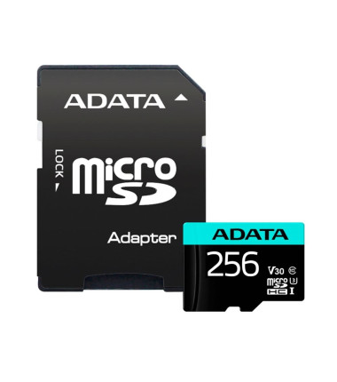 ADATA Premier Pro UHS-I U3 256 GB micro SDXC Flash memory class 10 with Adapter