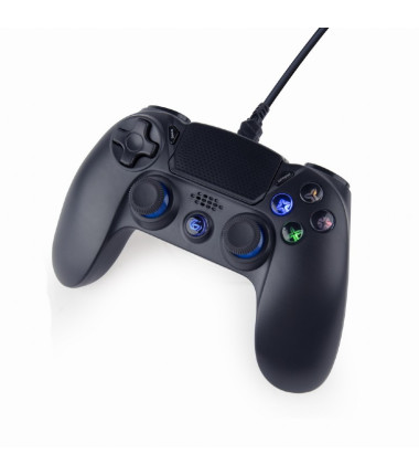 Gembird JPD-PS4U-01 Wired vibration game controller for PlayStation 4 or PC, black Gembird