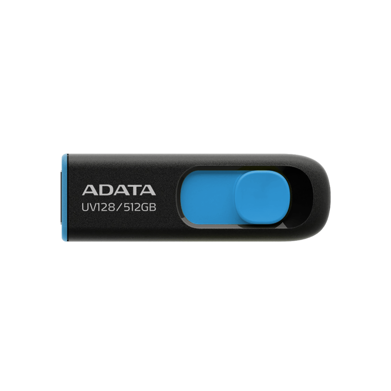 ADATA AUV128 512GB USB Flash Drive, Black/Blue ADATA