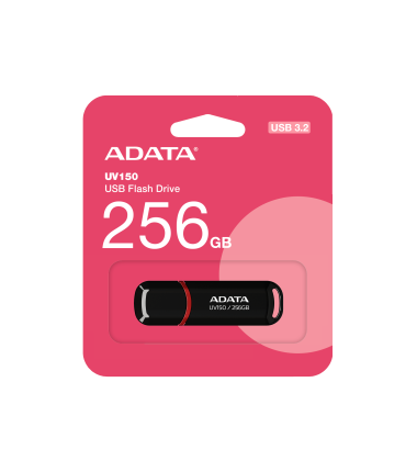 ADATA AUV150 256GB USB Flash Drive, Black ADATA