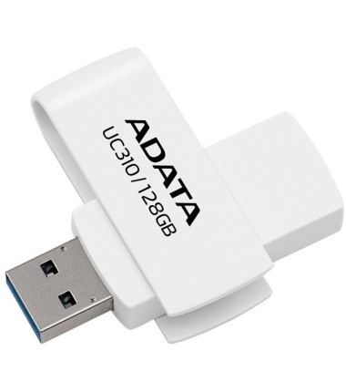 ADATA UC310 128GB USB Flash Drive, White ADATA