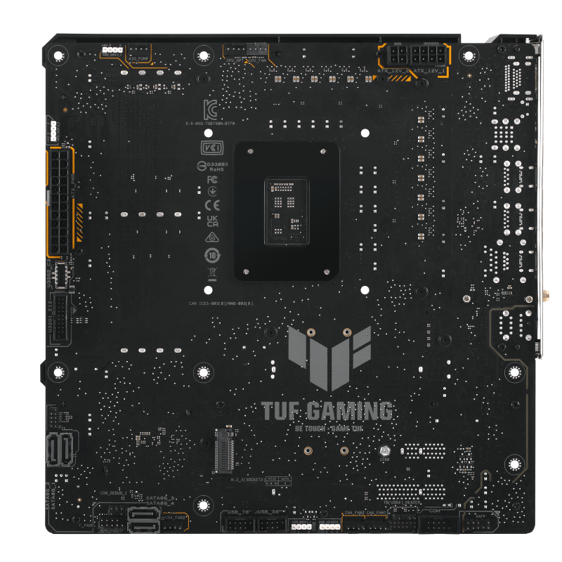 Asus TUF GAMING B760M-BTF WIFI Processor family Intel Processor socket LGA1700 DDR5 Supported hard disk drive interfaces M.2, SA