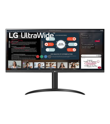 LG | 34WP550-B | 34 " | IPS | UltraWide Full HD | 21:9 | 5 ms | 200 cd/m² | Black | Headphone Out | HDMI ports quantity 2 | 75 H