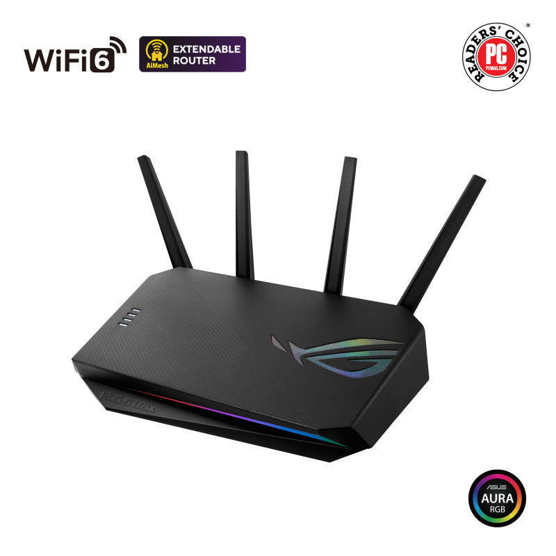 Asus | Wireless Router | ROG STRIX GS-AX5400 | 4804 + 574 Mbit/s | Mbit/s | Ethernet LAN (RJ-45) ports 4 | Mesh Support Yes | MU