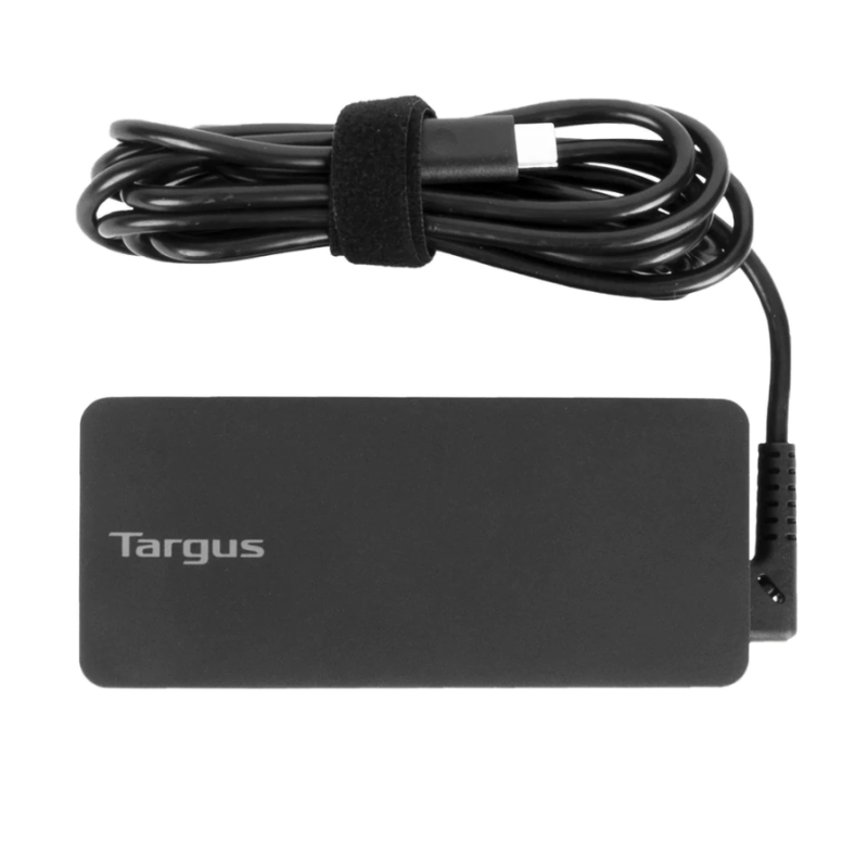 Targus 65 W USB-C PD Charger - For Laptops or Power Pass-Thru Docks Targus