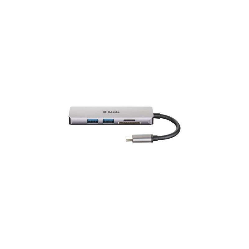 D-Link | 5-in-1 USB-C™ Hub with HDMI and SD/microSD Card Reader | DUB-M530 | USB Type-C