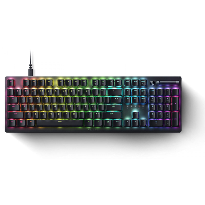 Razer | Gaming Keyboard | Deathstalker V2 Pro | Gaming Keyboard | RGB LED light | US | Wired | Black | Low-Profile Optical Switc