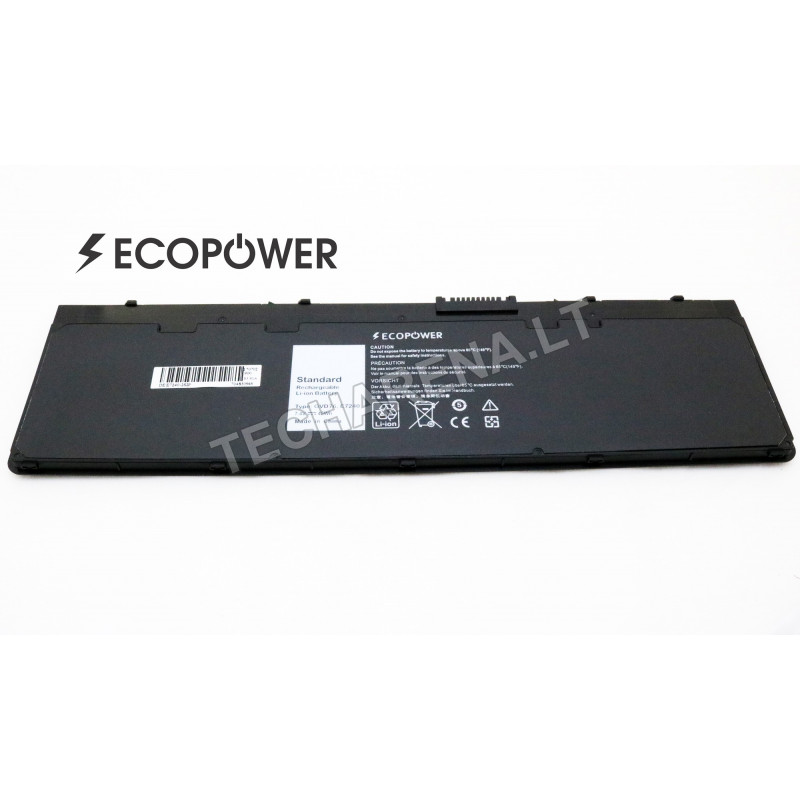 Dell Latitude E7240 E7250 Ultrabook 7000 GVD76 EcoPower 4 celių baterija