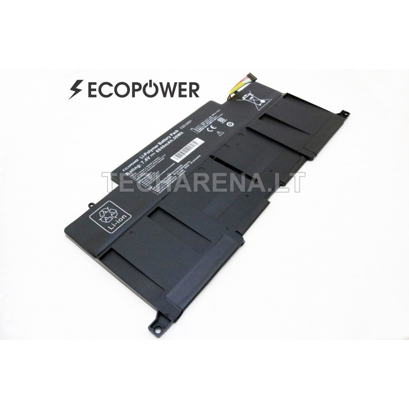 Asus C22-UX31 EcoPower 4 celių 6840mah baterija
