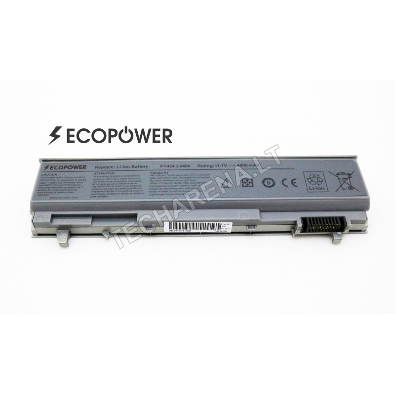 Kompiuterio baterija Dell PT434 Latitude E6400 E6410 EcoPower 6 celių 4400mah baterija