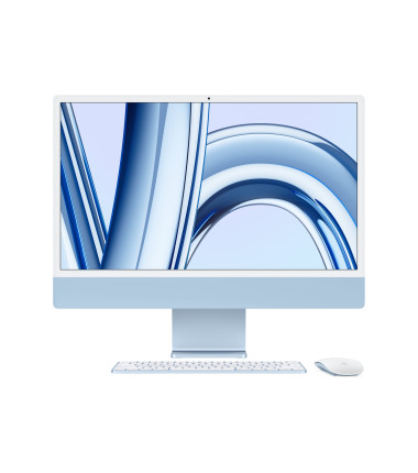 Apple iMac 24” 4.5K Retina, Apple  M3 8C CPU, 8C GPU/8GB/256GB SSD/Blue/SWE Apple