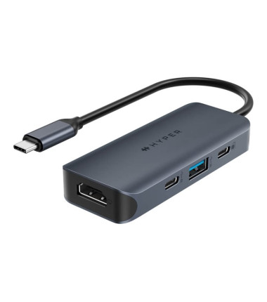 Hyper HyperDrive EcoSmart Gen.2 Universal USB-C 4-in-1 Hub w 100 W PD Power Pass-thru | Hyper