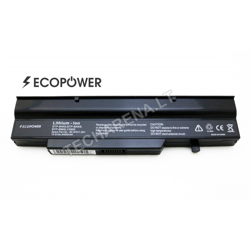 Fujitsu baterija BTP-B4K8 BTP-BAK8 BTP-B9K8 V3505 4400mah EcoPower GC