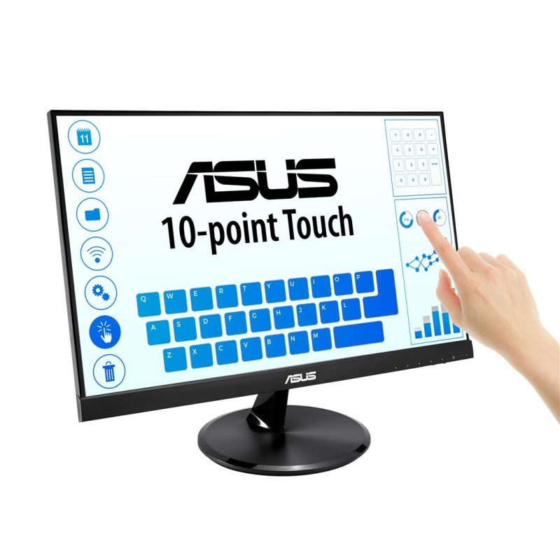 Asus | Touch LCD | VT229H | 21.5 " | Touchscreen | IPS | FHD | Warranty 36 month(s) | 5 ms | 250 cd/m² | Black | HDMI ports quan