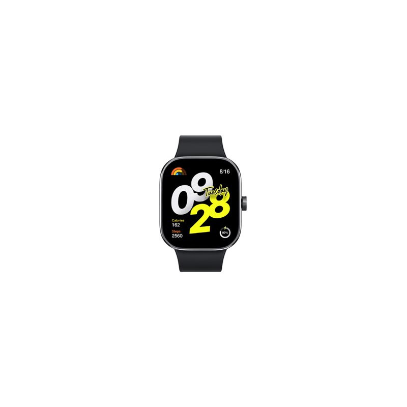 Redmi Watch 4 | Smart watch | GPS (satellite) | AMOLED | 1.97" | Waterproof | Obsidian Black