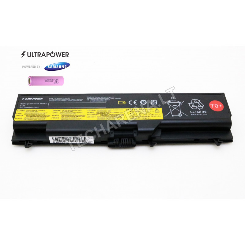 Lenovo 0A36302 ThinkPad t530 t430 w530 l530 l430 UltraPower 6-cell 5200mAh battery