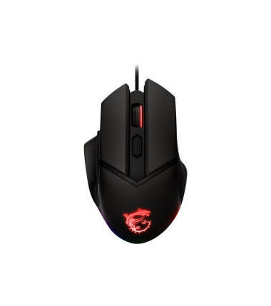 MSI CLUTCHGM20 ELITE Gaming USB RGB Adjustable up to 6400 DPI Desktop Laptop Gaming Grade Optical Mouse (Clutch GM20 ELITE) MSI