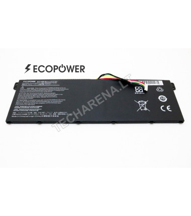 Acer AC14B18J ASPIRE ES1-512 ES1-521 ES1-522  EcoPower 3 celių 2200mah baterija