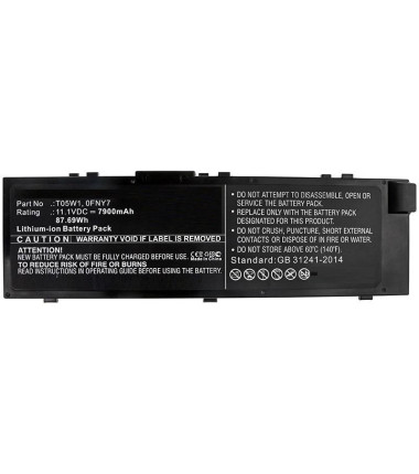 Dell baterija MFKVP Precision 15 7510 7520 17 7720 P53F P29E CP