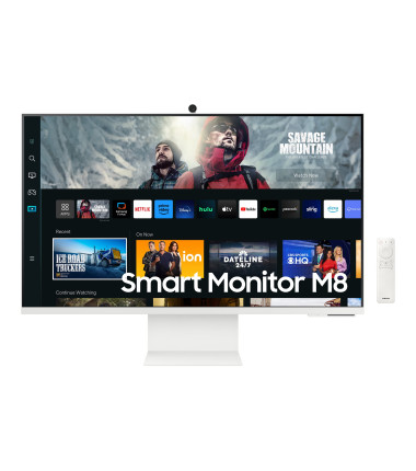 Samsung LS27CM801UUXDU 27" Flat VA Smart Monitor M801 with Integrated Apps 3840x2160/16:9/400cd/m2/4ms/HDMI USB | Samsung