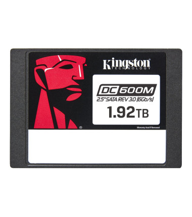 Kingston DC600M | 1920 GB | SSD form factor 2.5" | SSD interface SATA Rev. 3.0 | Read speed 560 MB/s | Write speed 530 MB/s